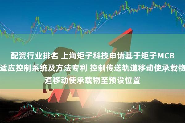 配资行业排名 上海矩子科技申请基于矩子MCB控制板的自适应控制系统及方法专利 控制传送轨道移动使承载物至预设位置